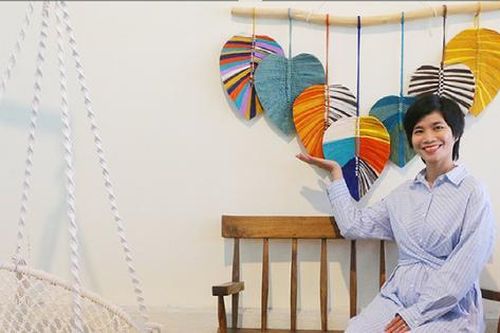 Cô gái Việt nâng tầm nghệ thuật macrame