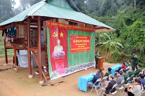 Lực lượng vũ trang Nghệ An xây dựng tổ ấm cho người nghèo