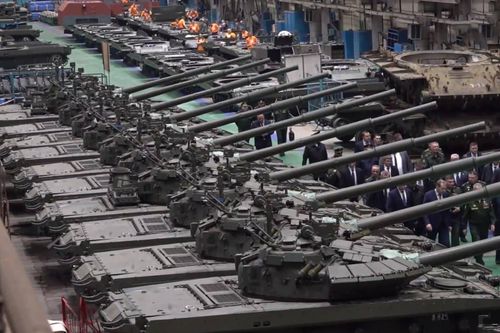 Nga đẩy mạnh sản xuất xe tăng T-80BVM giữa tình hình nóng