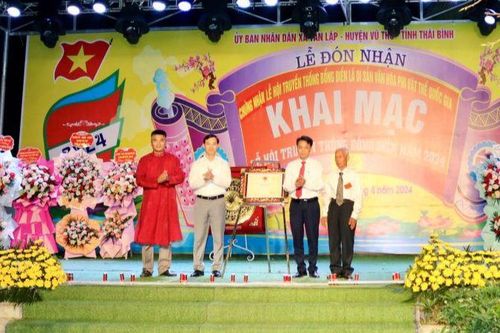 Lễ hội Bổng Điền (Thái Bình) được ghi danh là Di sản Văn hóa phi vật thể cấp quốc gia
