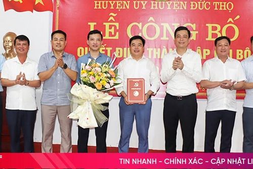 Thành lập chi bộ Đảng trong doanh nghiệp ở Đức Thọ