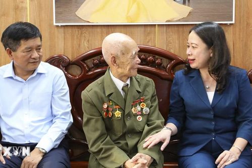 Hoạt động của Quyền Chủ tịch nước Võ Thị Ánh Xuân tại Điện Biên