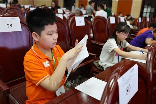 202 thí sinh Hà Nội tham dự vòng Chung khảo Olympic tiếng Anh tiểu học