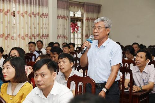 Cử tri huyện Phúc Thọ kiến nghị đẩy nhanh Dự án mở rộng quốc lộ 32