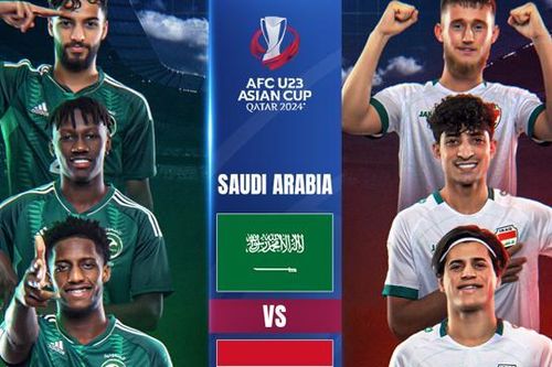 Trực tiếp bóng đá U23 Saudi Arabia vs U23 Iraq hôm nay 22/4