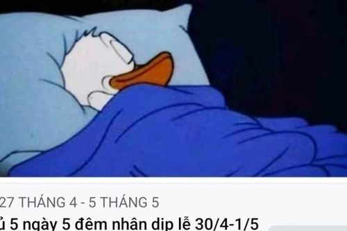 Trend 'ngủ 5 ngày 5 đêm dịp lễ 30/4 - 1/5' lên ngôi