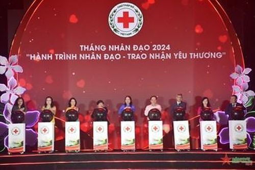 Phát động Tháng Nhân đạo cấp quốc gia năm 2024