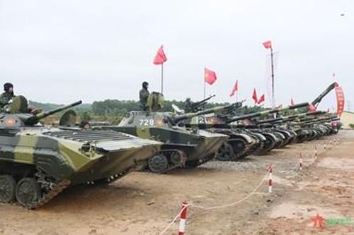 16 đội tuyển tham gia Hội thao Trung đội Tăng thiết giáp giỏi toàn quân năm 2024