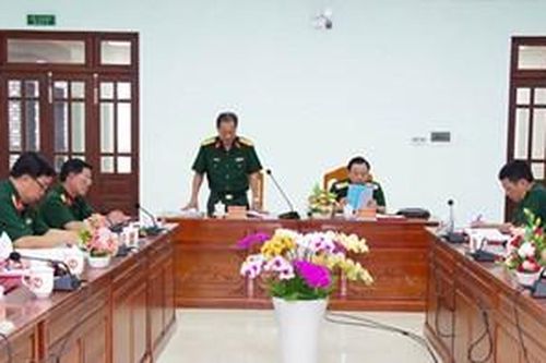 Học viện Quốc phòng nghiên cứu thực tế tại Bộ Chỉ huy Quân sự tỉnh Bình Thuận