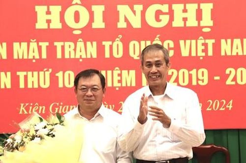 Ủy ban Mặt trận Tổ quốc Việt Nam tỉnh Kiên Giang có tân chủ tịch