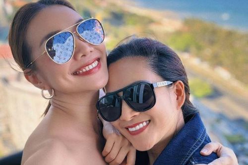 Thanh Hằng và bà xã Bình Minh thân thiết 20 năm nhưng gu thời trang trái ngược, chưa một lần mặc đồ đôi