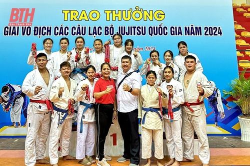 Đội tuyển Jujitsu Thanh Hóa giành 21 huy chương tại Giải vô địch Các CLB quốc gia 2024
