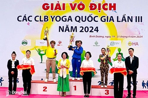 Đồng Nai dẫn đầu Giải vô địch Các câu lạc bộ Yoga quốc gia năm 2024