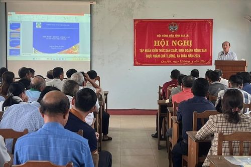 Tập huấn kiến thức sản xuất, kinh doanh nông sản thực phẩm chất lượng, an toàn cho nông dân