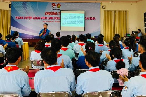 Gia Lai: 68 học viên tham gia chương trình huấn luyện giáo viên làm Tổng phụ trách Đội
