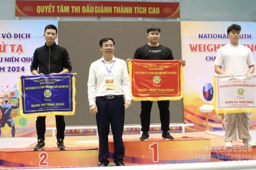 Bế mạc giải cử tạ thanh thiếu niên quốc gia năm 2024