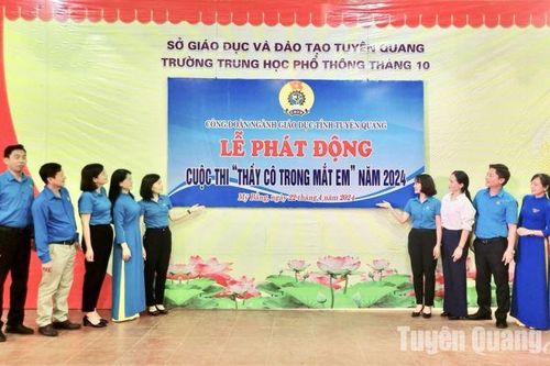 Phát động cuộc thi Thầy cô trong mắt em năm 2024