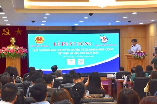 Phát động Giải thưởng báo chí tuyên truyền sử dụng năng lượng tiết kiệm và hiệu quả năm 2024