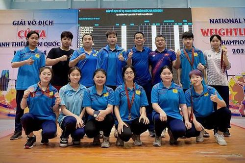 Đội tuyển Cử tạ CAND đạt thành tích cao tại Giải vô địch Cử tạ thanh, thiếu niên quốc gia