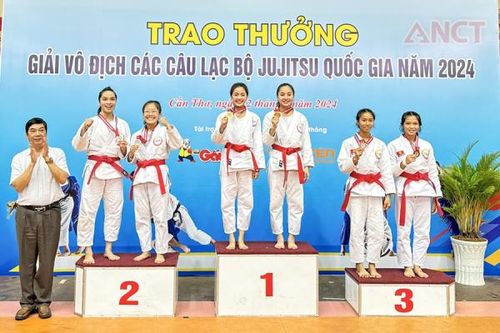 Đội tuyển JuJitsu CAND đạt thành tích cao tại Giải vô địch các câu lạc bộ Jujitsu quốc gia năm 2024