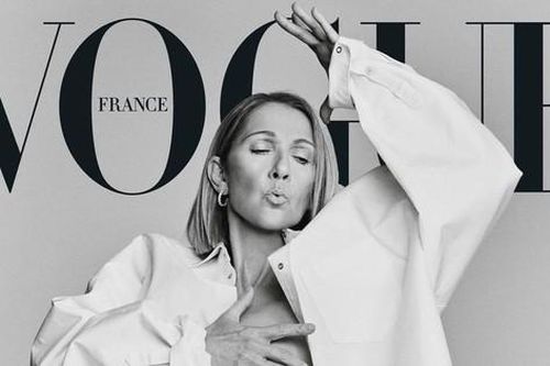 Celine Dion để ngực trần trên tạp chí