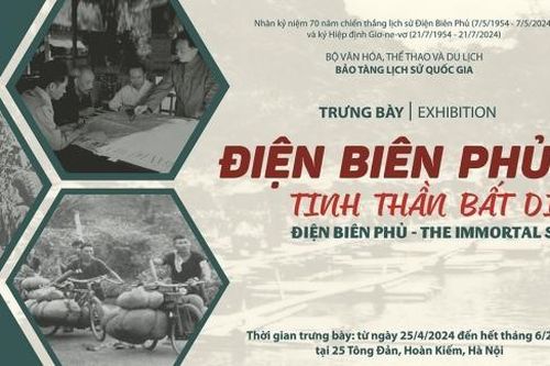 Trưng bày 'Điện Biên Phủ - Tinh thần bất diệt' tại Bảo tàng Lịch sử Quốc gia