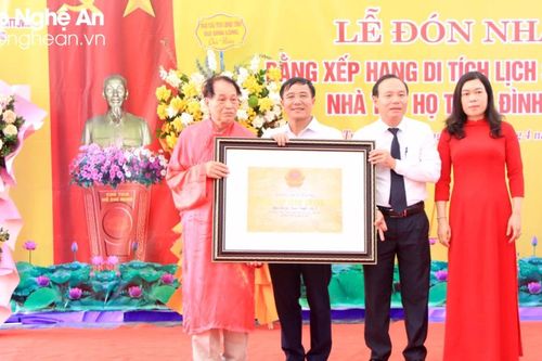 Nhà thờ dòng họ của nhà cách mạng Trần Đình San được xếp hạng Di tích lịch sử cấp tỉnh