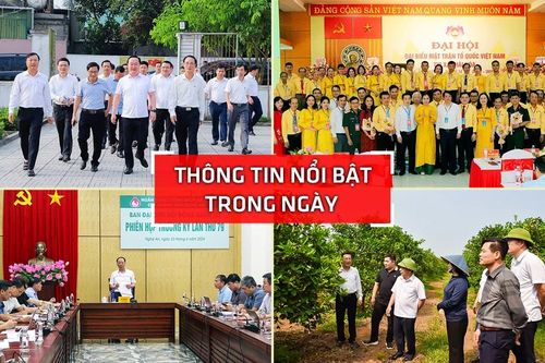 Nghệ An: Thông tin nổi bật ngày 23/4