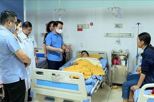Hỗ trợ nạn nhân vụ tai nạn tại Công ty Cổ phần Xi măng và Khoáng sản Yên Bái