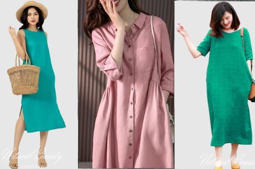 Trend linen lên ngôi mùa hè nóng, săn ngay những mẫu đầm vừa thanh lịch và thoáng mát