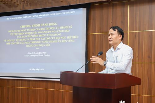 Đến năm 2045, đội ngũ trí thức thành phố lớn mạnh, có chất lượng cao