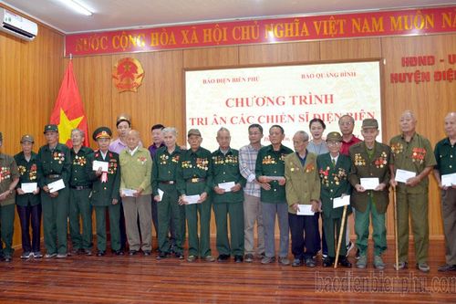 Báo Quảng Bình tri ân Chiến sĩ Điện Biên
