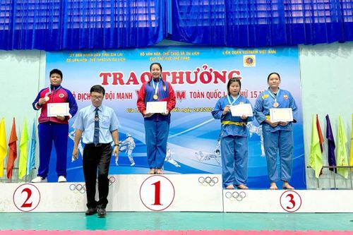 Giải vô địch các đội mạnh vovinam toàn quốc 2024: Đồng Nai đoạt một huy chương vàng