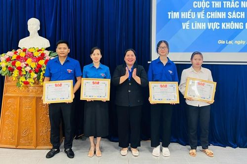 Gia Lai: Tổng kết cuộc thi 'Tìm hiểu về chính sách pháp luật của Nhà nước về lĩnh vực không gian mạng'