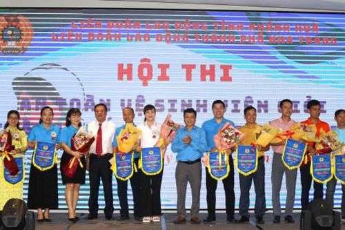 Hội thi An toàn vệ sinh viên giỏi TP. Nha Trang năm 2024: Đội Công đoàn cơ sở Công ty Cổ phần Môi trường Đô thị Nha Trang đạt giải nhất