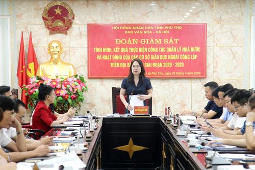 Giám sát công tác quản lý Nhà nước và hoạt động các cơ sở giáo dục ngoài công lập