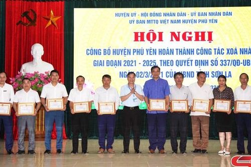 Phù Yên hoàn thành xóa nhà tạm giai đoạn 2021 – 2025