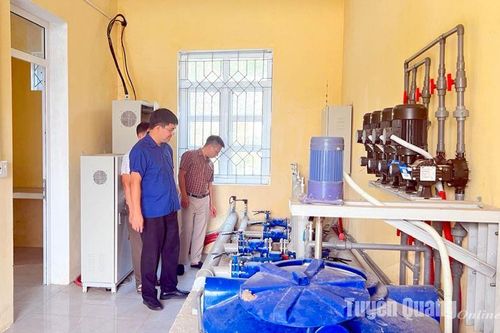 8 công trình cấp nước không đảm bảo nước phục vụ người dân