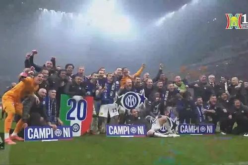 Inter Milan vô địch Seri A sớm năm vòng đấu