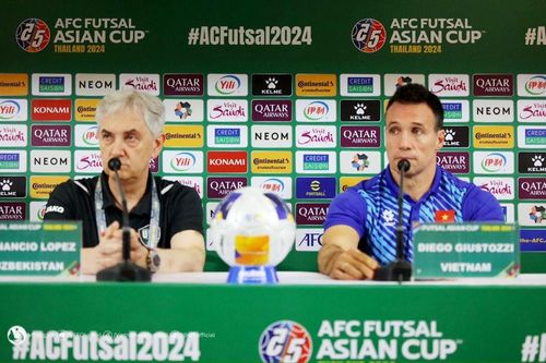 HLV Diego Giustozzi 'có niềm tin' vào trận tứ kết futsal châu Á
