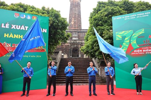 550 thanh thiếu nhi tiêu biểu xuất quân hành trình 'Điện Biên Phủ - Khát vọng non sông'