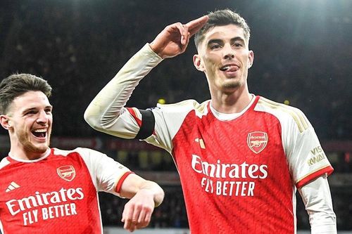 Havertz ăn mừng chế giễu Chelsea