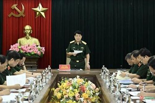 Đại tướng Lương Cường chủ trì Hội nghị Ban Chủ nhiệm Tổng cục Chính trị