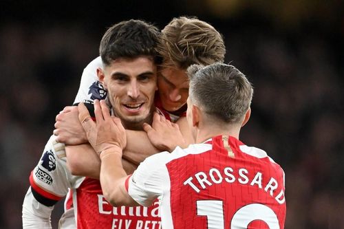 Kai Havertz làm nên lịch sử với cú đúp cho Arsenal vào lưới Chelsea