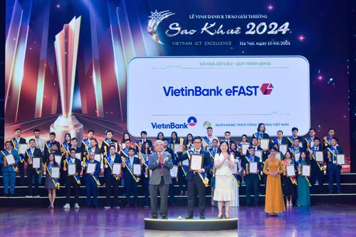 VietinBank đạt 2 giải thưởng Sao Khuê năm 2024