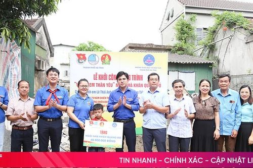 Xây 'nhà khăn quàng đỏ' cho học sinh thành phố Hà Tĩnh