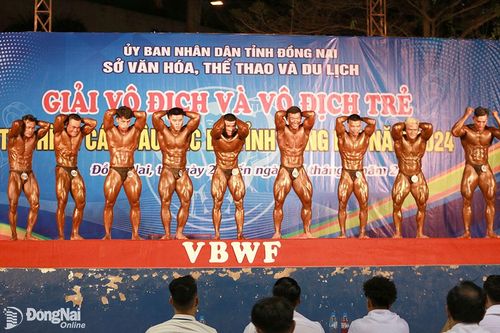 Giải vô địch và vô địch trẻ thể hình các câu lạc bộ tỉnh năm 2024: Gần 100 vận động viên tham dự