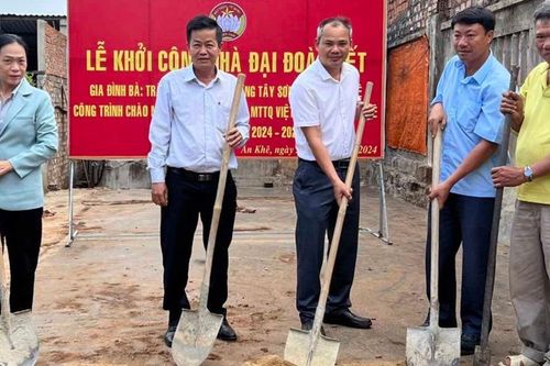 An Khê: Nhiều công trình, phần việc chào mừng đại hội MTTQ Việt Nam các cấp