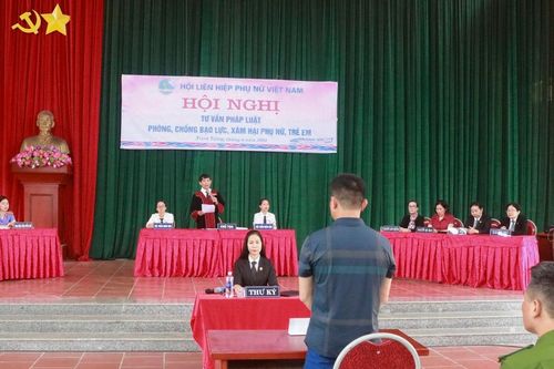 Truyền thông, tư vấn pháp luật lồng ghép phiên tòa giả định về phòng, chống bạo lực gia đình