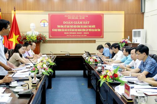 Giám sát công tác quản lý Nhà nước và hoạt động các cơ sở giáo dục ngoài công lập